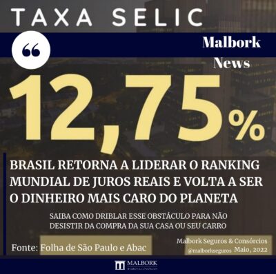 Economia Taxa Selic 12,75%